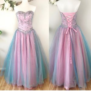 MORI LEE QUINCEANERA Cotton Candy Ball Gown
